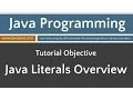 Learn Java Programming - Literals Overview