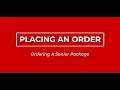 Ordering A Senior Package