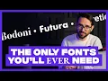 Designers Only Need These 6 Fonts Trash the Rest