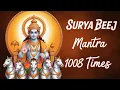 Surya Beej Mantra 1008 Times | Om Hraam Hreem Hraum Saha Suryaya Namaha