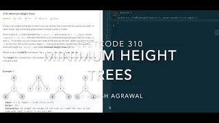 Minimum Height Trees - Leetcode 310