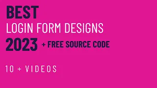 Best Login Form Designs 2023