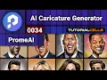 0034 AI Caricature Generator in PromeAI AI art generator