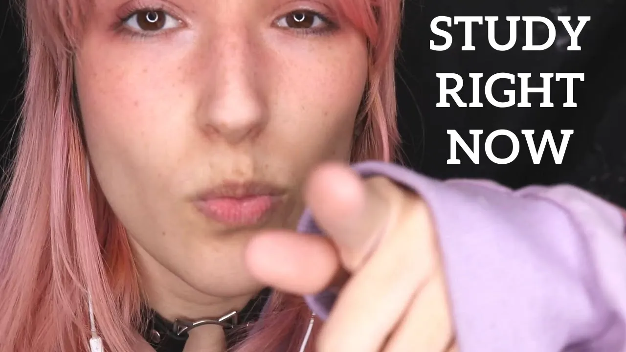ASMR - Forcing You To Study! ~ Rude Study Buddy Calls You Names Over Cue Cards