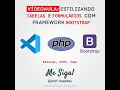 PHP - ADICIONANDO FRAMEWORK BOOTSTRAP NA VIEW
