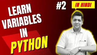 Variables in Python Complete Python Tutorial For Beginners in Hindi With Notes