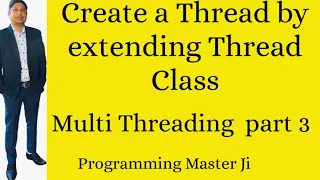 Creating Threads by Extending Thread Class in Java HINDI Java Thread class Java Multi threading
