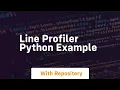 line profiler python example