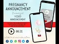 Pregnancy Announcement Personalized Baby Reveal Idea to announce you are pregnant