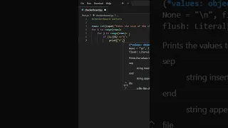 Checkerboard Pattern Using Python