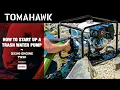 How to Start Up a Honda GX240 Powered Tomahawk 3 Full Trash Water Pump