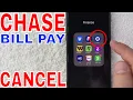 How To Cancel Chase Recurring Bill Pay