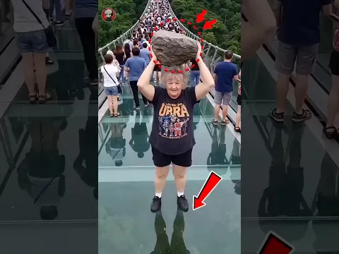 What Happens If a Glass Bridge Cracks? 😱🌉
