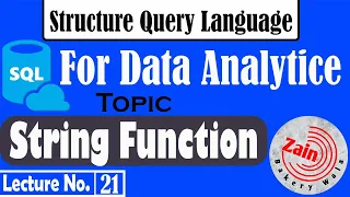 SQL String Function ASCI Char L Rtrim Lower Upper Len