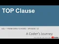 SQL Tutorial - TOP Clause