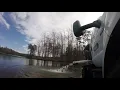 NC Wildlife Brook and Rainbow Trout Stocking a Public Pond Fishing