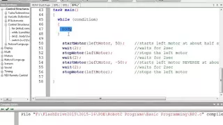 VEX Basic Programming 4