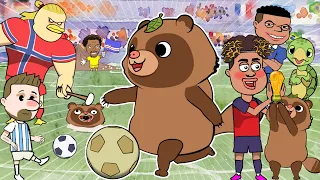 たぬっぽW杯特別編⚽️Tanuppo_Anime#12  #footballmemes