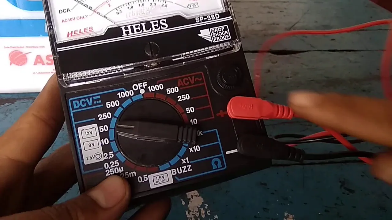 Cara Mudah Mengukur Listrik Battery Aki Dan Cara Cepat Mengunakan Multimeter, tester atau Avometer