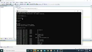 Explanation of First Java code pass command line argument in Java change directory using cmd