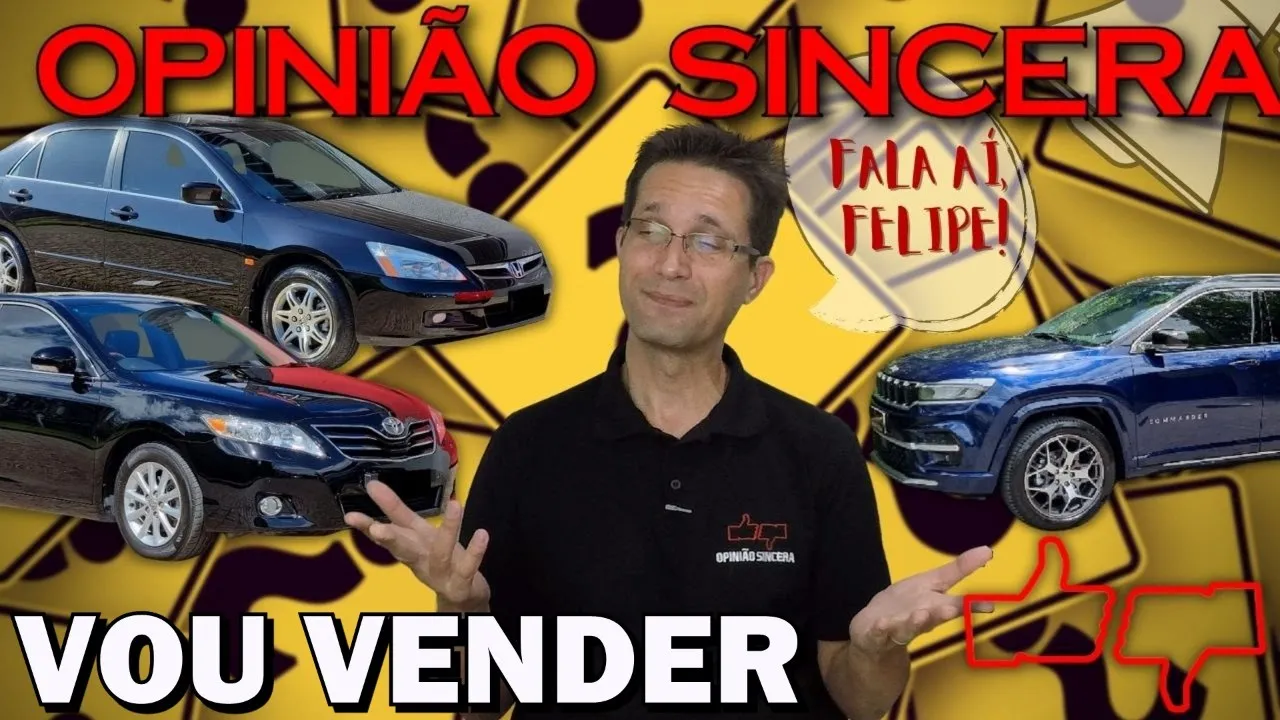 Qual carro vou vender? Toyota Camry, Honda Accord ou Jeep Commander? Veja aqui os motivos!