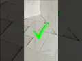 Renovation Hack - How to Perfectly Align Diagonal Tiles at Wall Edges