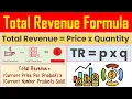 Total Revenue formula - Definition Meaning Calculation Formula Explained