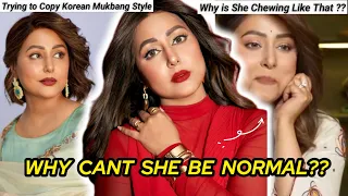 audience irritated by hina khan mukbang style astro talk ad why she always overact