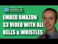 How To Embed Amazon S3 Player In WordPress Without A Plugin for 2018