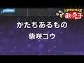 【カラオケ】かたちあるもの/柴咲コウ