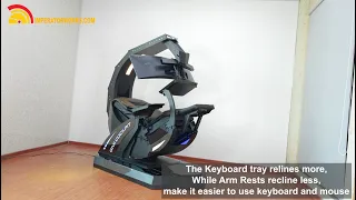 Perfect Chair Zero Gravity Recliner GM-520 Computer Workstation Gaming cockpit imperatorworks com