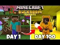 I Survived 100 Days In The BACKROOMS In Minecraft