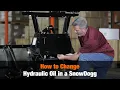 SnowDogg How-To How to Change Your Hydraulic Oil in a SnowDogg Snow Plow