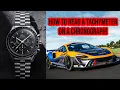 How to use a Tachymeter on a chronograph Watch