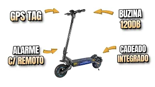 Primeiros acessórios para meu patinete HoneyWhale T5!