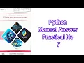 Python Programming Manual Answer K Scheme Practical No 7