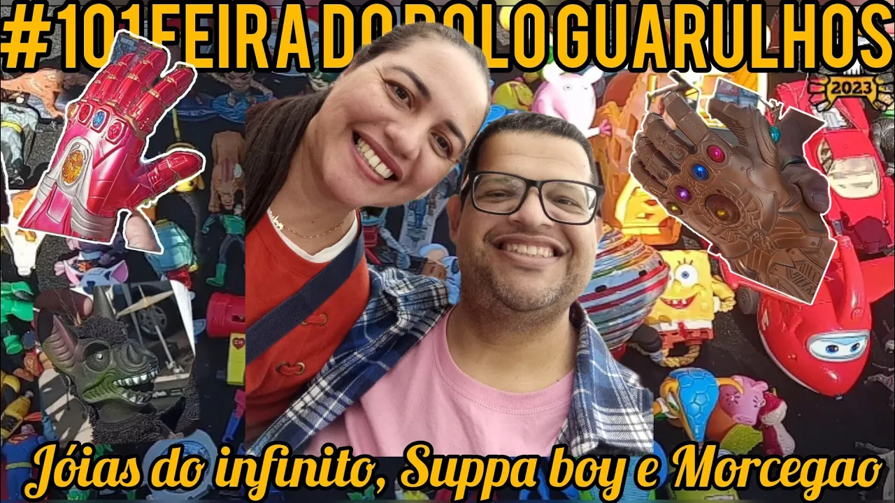 #101 Feira do Rolo Guarulhos Caçada Gamer - Jóias do Infinito, Suppa Boy e Morcegão