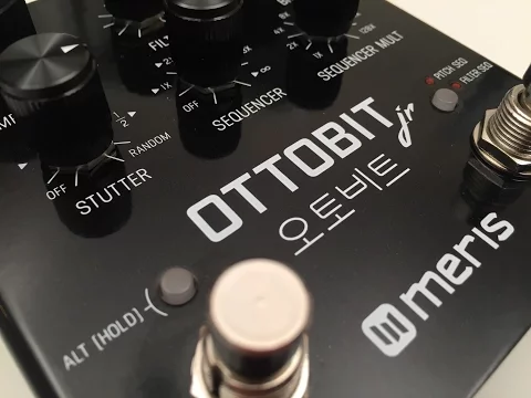 Meris Ottobit Jr. Bitcruser/Sequencer/Stutter Pedal | Delicious Audio
