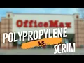 Polypropylene Vs Scrim