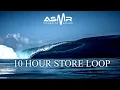 ASMR 10 HOUR STORE LOOP 2022 NO ADS - SURFING AND WAVES WITH RELAXING MUSIC