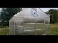 2020-26 How to build Harbor Freight 12x10 Greenhouse complete build with modifications Links Below