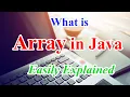 What is Array in Java easily explained ICSE Class 10 Computer
