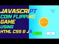 JavaScript Coin Flipping Game using HTML CSS JS JavaScript Projects Coin Toss Game Project