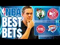 Monday NBA BEST Bets Celtics vs Hawks Pistons vs Thunder NBA Predictions Today