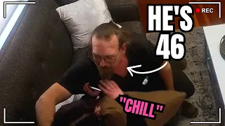 46 Year Old Creep Tries To Kiss Our Decoy!