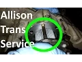 How To Do An Allison Transmission Service Allison 4 and 2 Sump Oil Change
