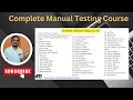 Complete Manual Testing Course Learn Testing from Scratch