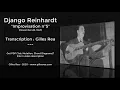 Django Reinhardt - Improvisation n°5 - Gill & Jazz Transcription