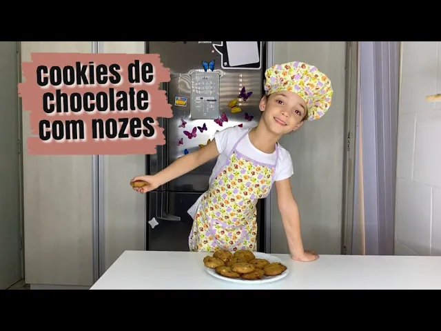 RECEITA DE COOKIES DE CHOCOLATE COM NOZES ATIVIDADES DA MARINA