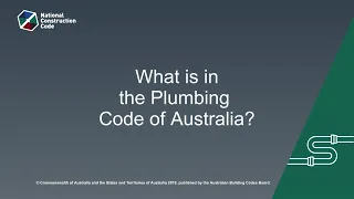 What is in the Plumbing Code of Australia